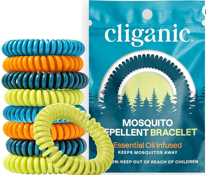 Cliganic 10 Pack Mosquito Repellent Bracelets