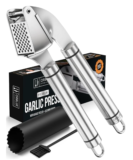 Stainless Steel Garlic Press